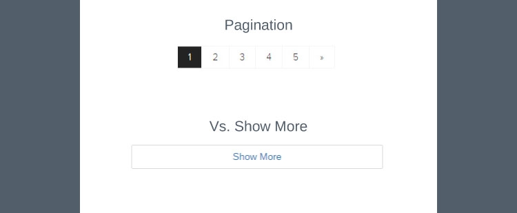 Feature Update: "Show More" Button