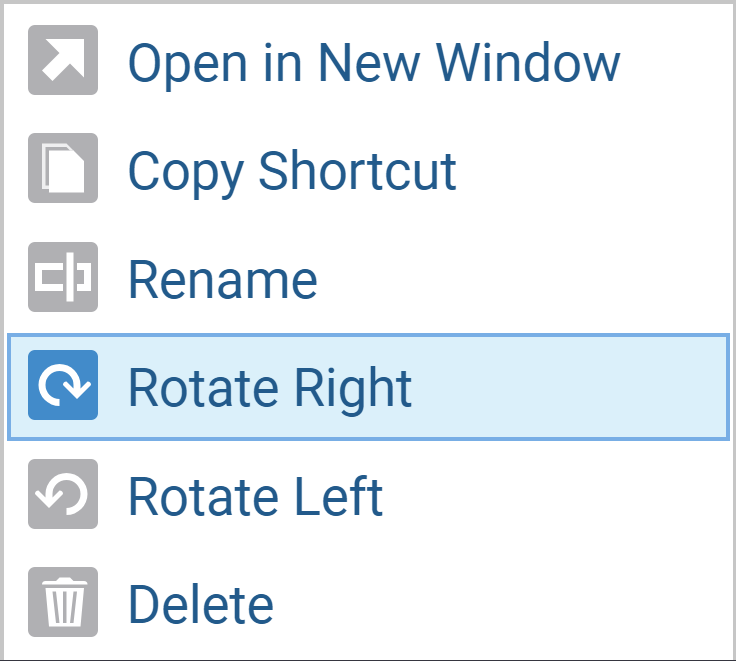 Rotate Images in Media