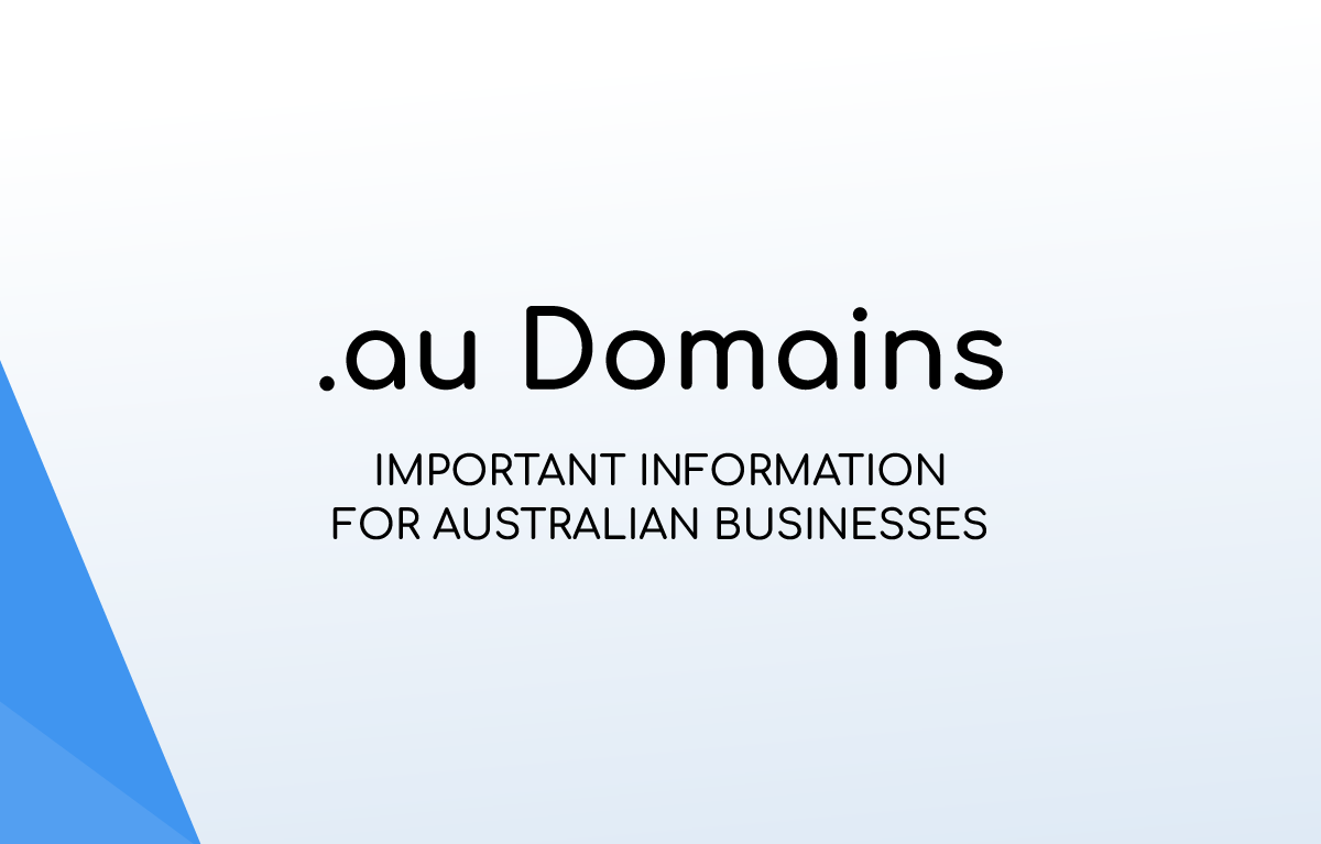 .au Domains