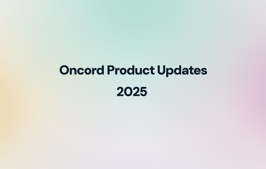 Oncord Updates: 2025
